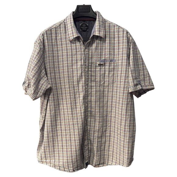 Point zero men's 2X‎ button down short sleeve shirt - Picture 1 of 4